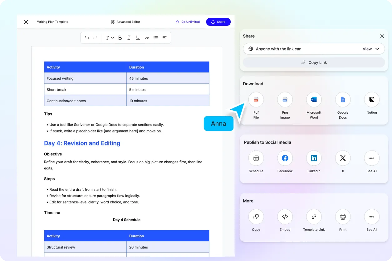 Free AI Writing Plan Generator, AI Writing Plan Maker Online [ No Signup ]